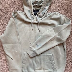 Hollister Women's Soft Green Hoodie